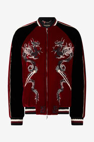 ${brand} Bomber Jacket With Dragons ${colorDescription} ${masterID}