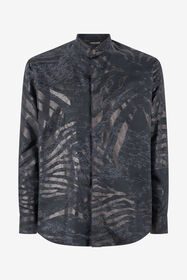 ${brand} Animal-Print Silk Shirt ${colorDescription} ${masterID}