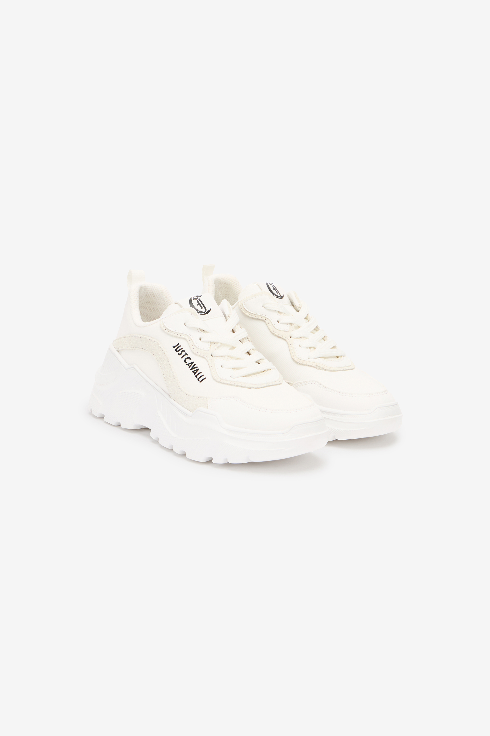 Roberto Cavalli Sneakers With Lug Sole And Logo