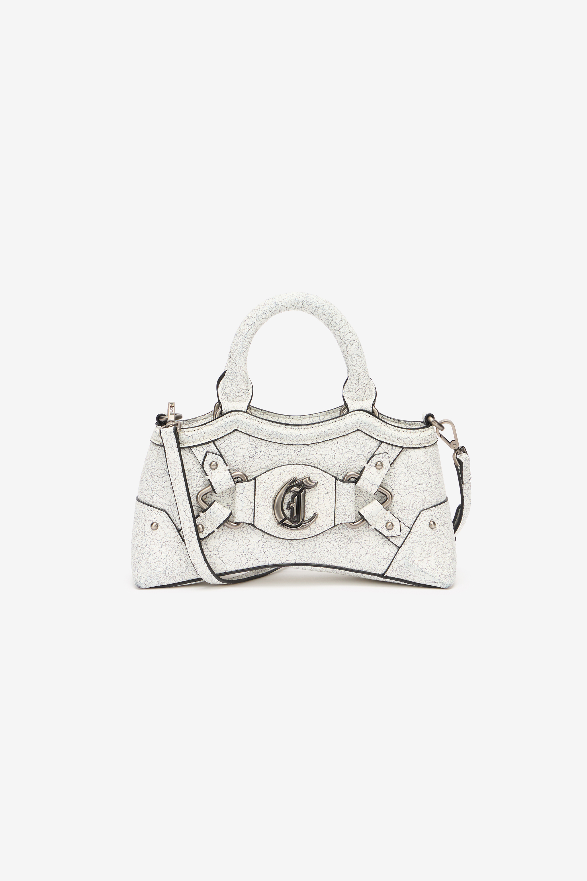 Roberto Cavalli Marble-effect Bag With Jc Monogram