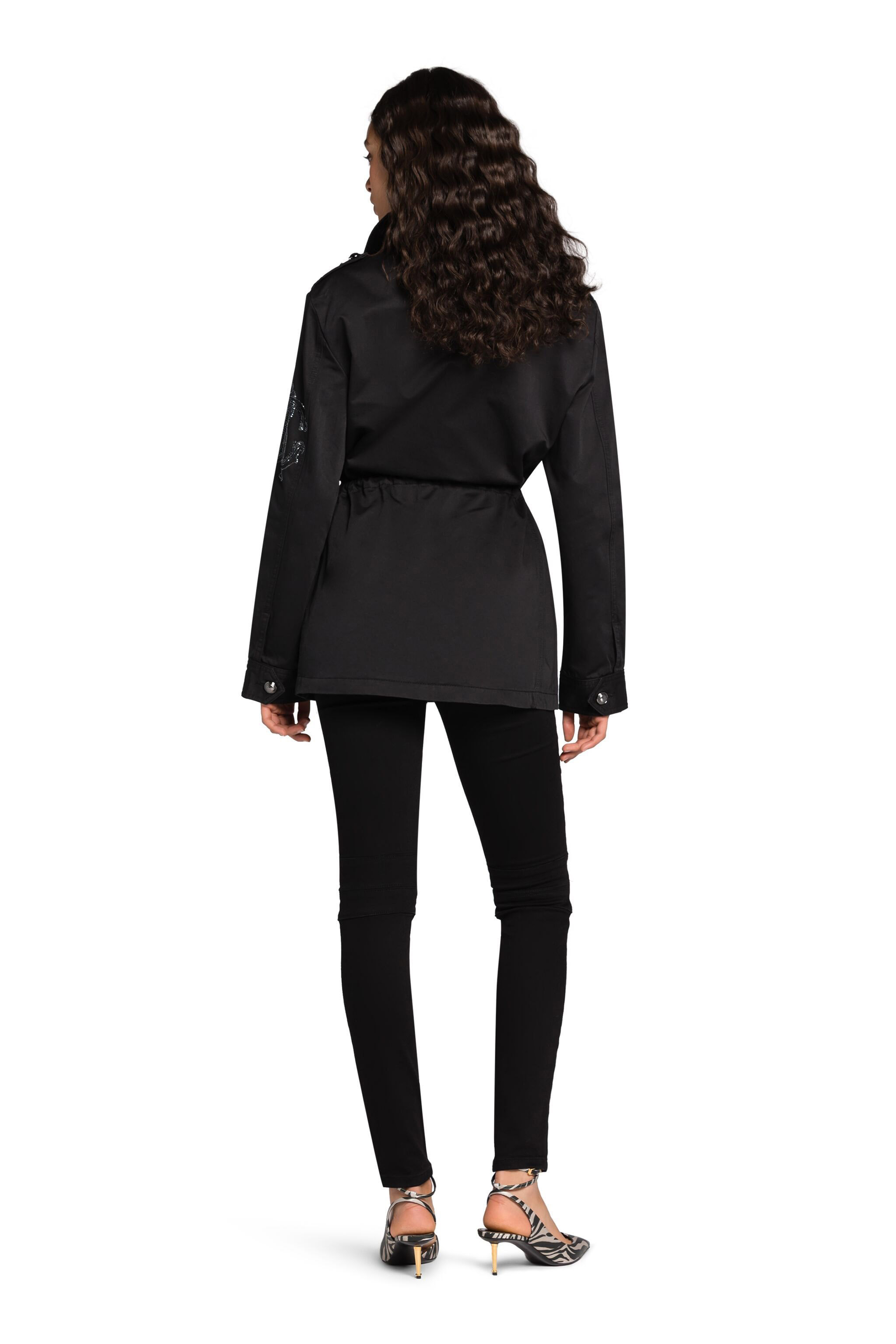 Roberto Cavalli Skinny Jeans In Black