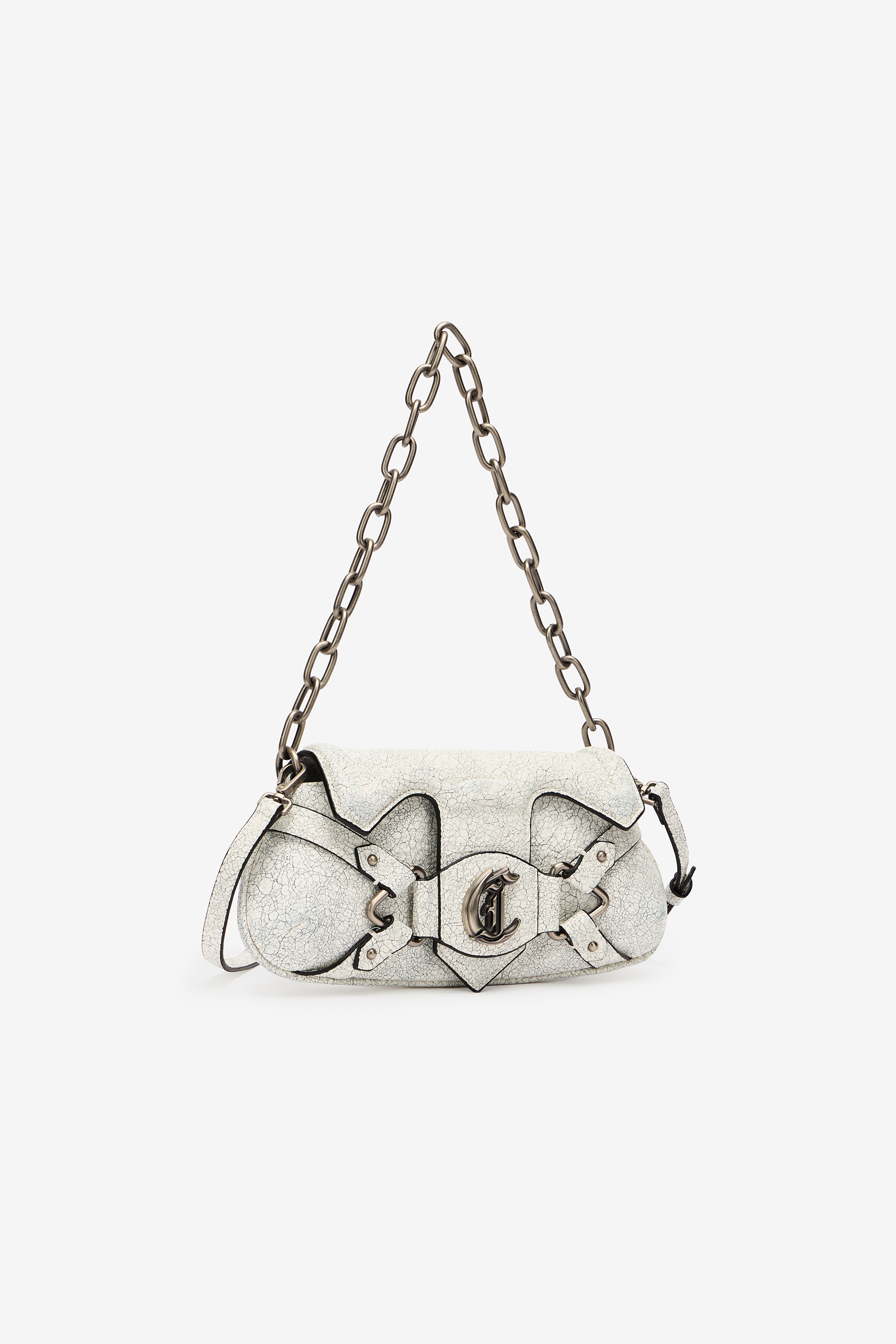 Shop Roberto Cavalli Schultertasche In Marmoroptik