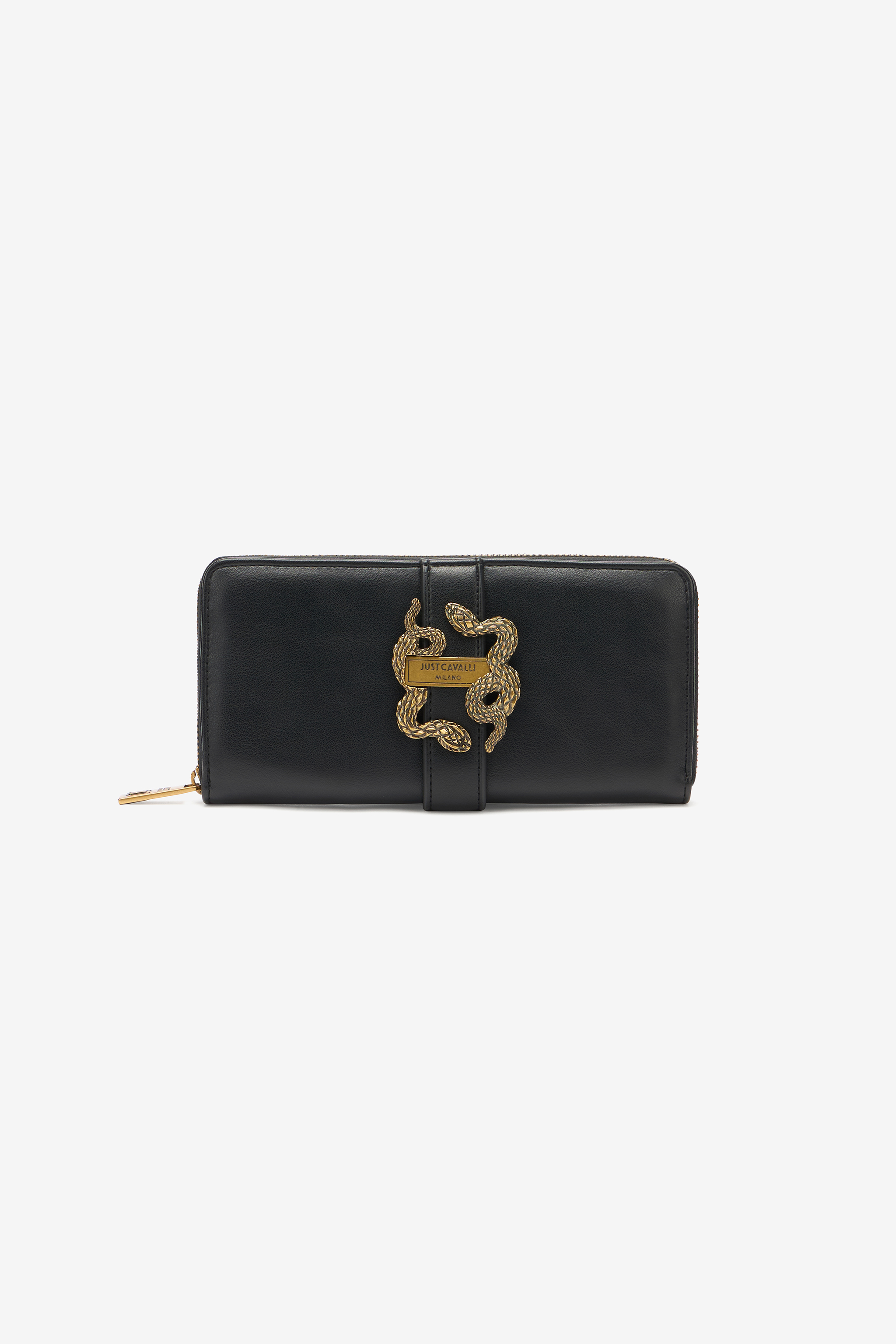 Roberto Cavalli Zip-around Wallet With Mirror Snake